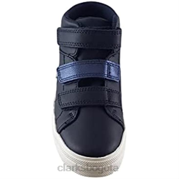 Clarks 0DX8L2653 botas nova fun piel niño azul clarks niños