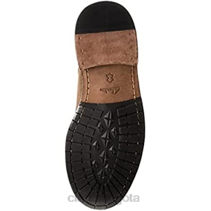 Clarks 0DX8L2654 botas clarkdale bud caqui de ante premium de cuero g fit para hombre verde clarks hombres verde