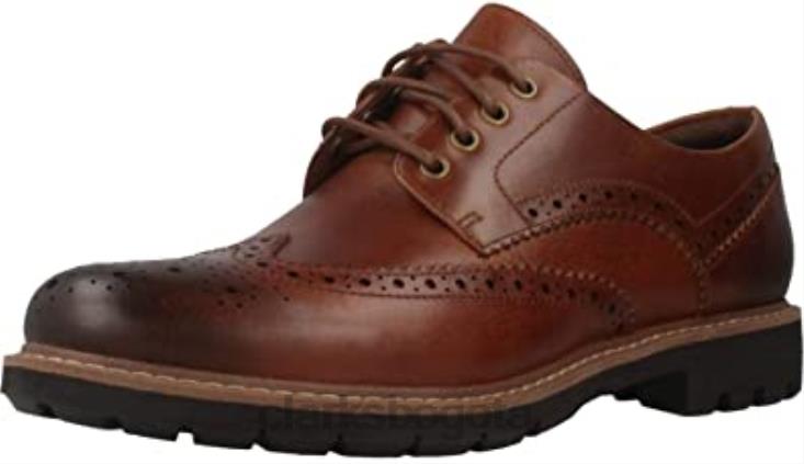 Clarks 0DX8L2655 zapatos brogue batcombe wing para hombre clarks marrón hombres marrón