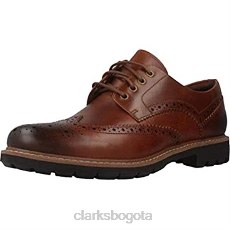 Clarks 0DX8L2655 zapatos brogue batcombe wing para hombre clarks marrón hombres marrón