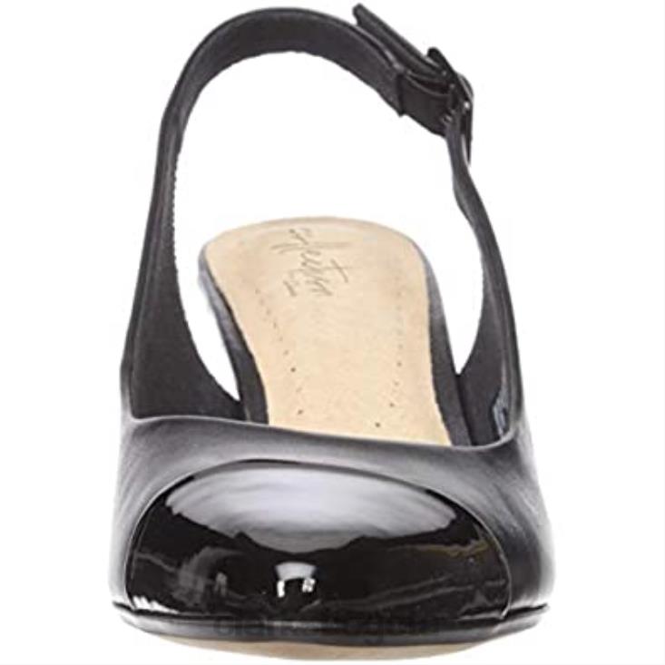 Clarks 0DX8L266 Zapatos de salón clarks mujer linvale emmy negro piel sintética mujer cuero negro sintético