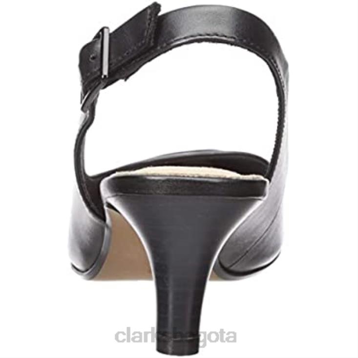 Clarks 0DX8L266 Zapatos de salón clarks mujer linvale emmy negro piel sintética mujer cuero negro sintético