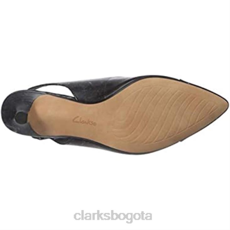 Clarks 0DX8L266 Zapatos de salón clarks mujer linvale emmy negro piel sintética mujer cuero negro sintético