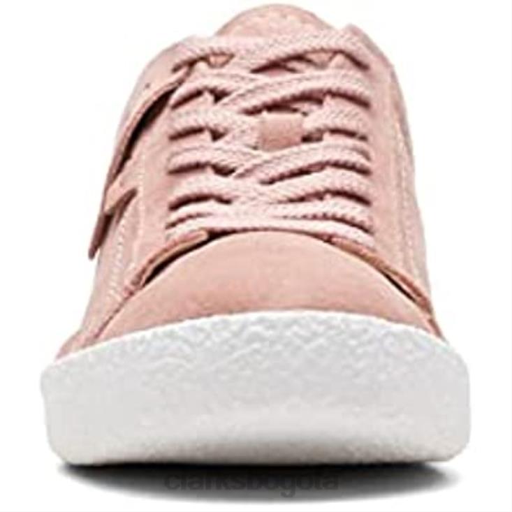 Clarks 0DX8L2662 zapatos de ante con encaje de copa artesanal clarks rojos unisexo