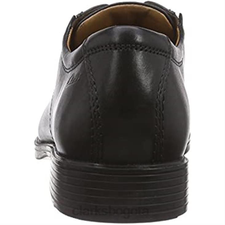 Clarks 0DX8L2666 clarks tilden pla derbys para hombre negros hombres cuero negro