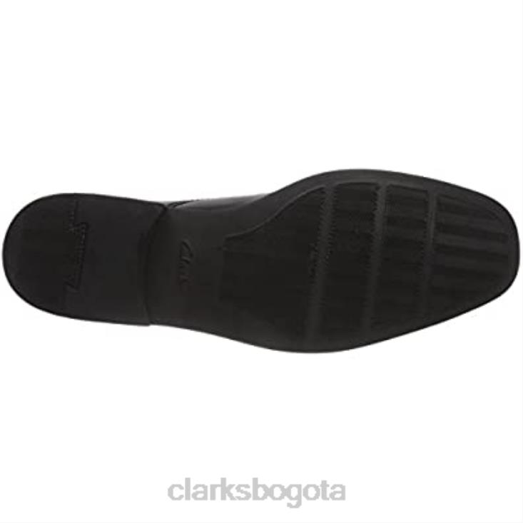 Clarks 0DX8L2666 clarks tilden pla derbys para hombre negros hombres cuero negro