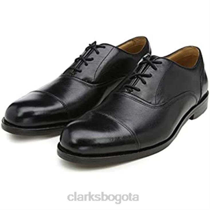 Clarks 0DX8L2667 zapatos derby coling boss negros clarks para hombre hombres cuero negro