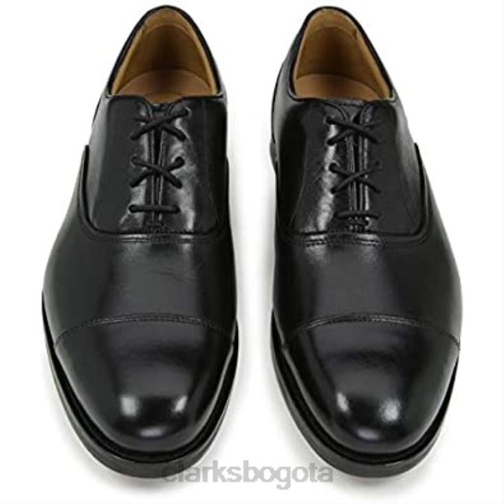 Clarks 0DX8L2667 zapatos derby coling boss negros clarks para hombre hombres cuero negro