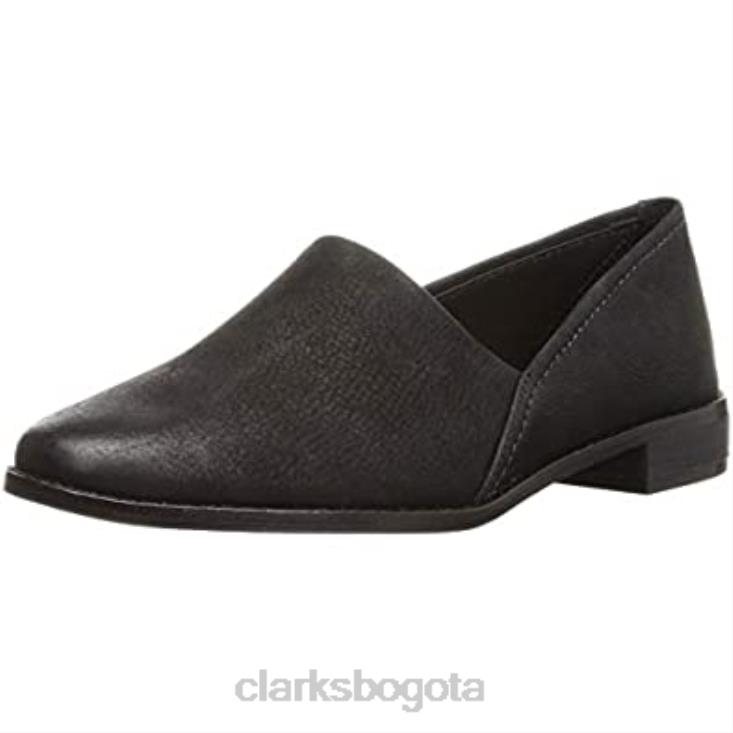Clarks 0DX8L2668 zapatos de cuero puro fácil clarks negros unisexo