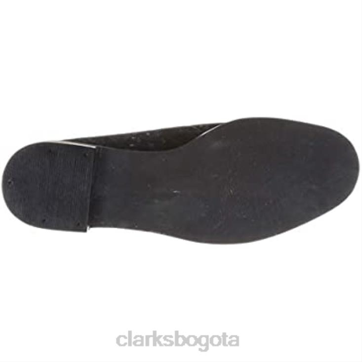 Clarks 0DX8L2668 zapatos de cuero puro fácil clarks negros unisexo