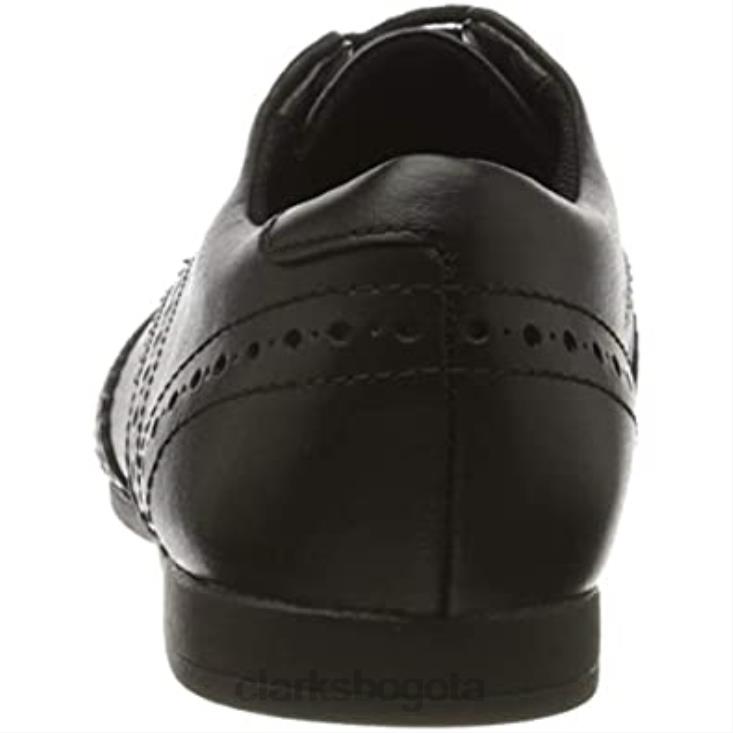 Clarks 0DX8L2673 clarks scala lace derbys negros para niña niños