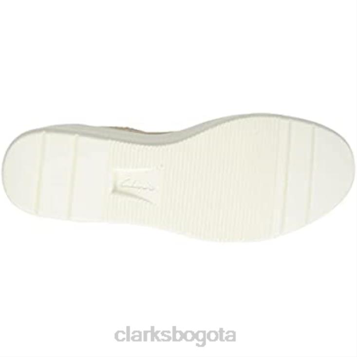 Clarks 0DX8L2675 Zapatilla clarks layton rae de piel praliné para mujer mujer cuero praliné