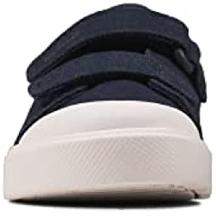 Clarks 0DX8L2678 zapatillas bajas unisex city bright t lona azul marino clarks niños lona azul marino