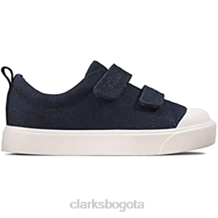 Clarks 0DX8L2679 zapatilla city bright t niño clarks lona azul marino niños lona azul marino