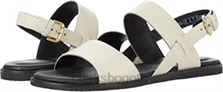 Clarks 0DX8L268 clarks karsea correa de cuero blanco unisexo