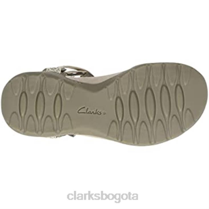 Clarks 0DX8L2680 Sandalia clarks amanda step de gamuza verde oliva para mujer mujer ante oliva
