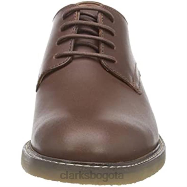 Clarks 0DX8L2684 clarks jaxen bajos oxford de cuero tostado para hombre hombres cuero marrón