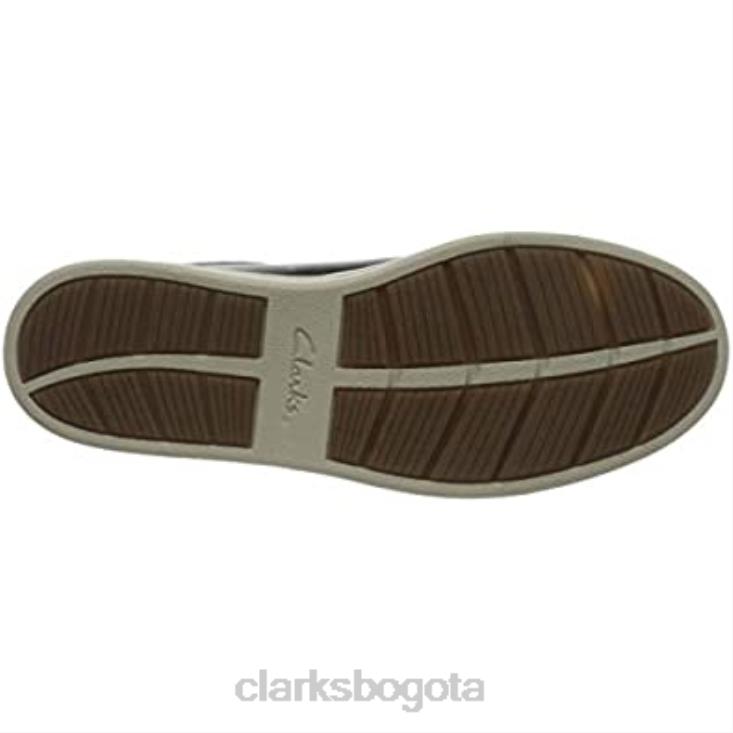 Clarks 0DX8L2695 zapatillas kitna lo para hombre clarks cuero azul marino hombres cuero azul marino