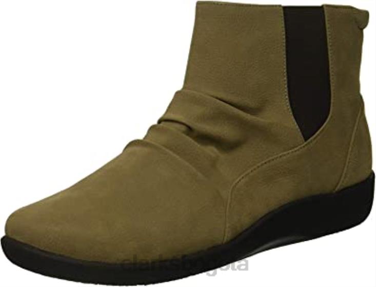 Clarks 0DX8L2703 botas de moda sillian rima para mujer clarks sage sintéticas mujer salvia sintética