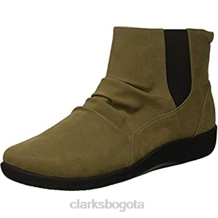 Clarks 0DX8L2703 botas de moda sillian rima para mujer clarks sage sintéticas mujer salvia sintética