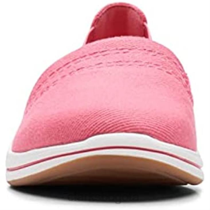 Clarks 0DX8L2705 Mocasines clarks bright coral canvas brisa para mujer mujer
