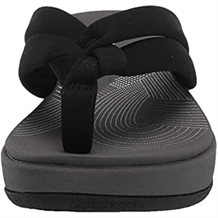 Clarks 0DX8L2706 Chanclas Clarks mujer arla kaylie negro textil mujer textil negro