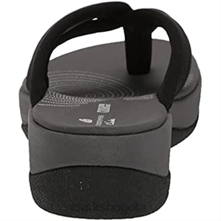 Clarks 0DX8L2706 Chanclas Clarks mujer arla kaylie negro textil mujer textil negro
