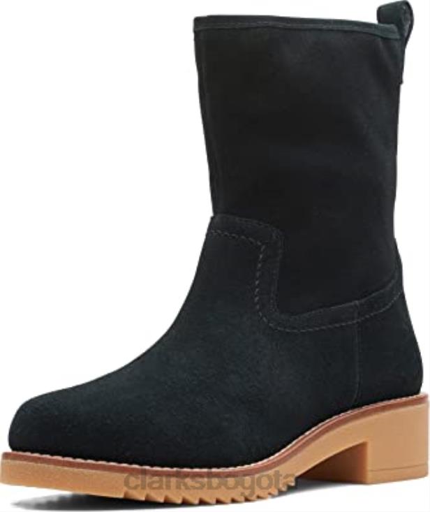 Clarks 0DX8L2707 clarks eden mid hi ante negro unisexo ante negro
