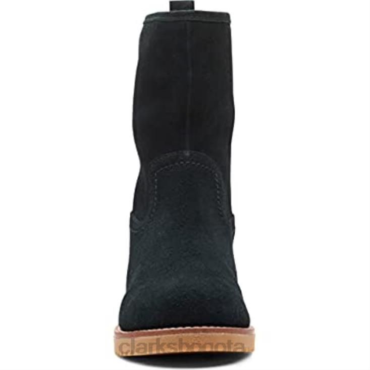 Clarks 0DX8L2707 clarks eden mid hi ante negro unisexo ante negro