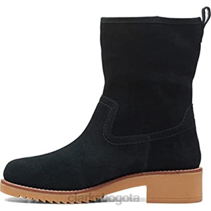 Clarks 0DX8L2707 clarks eden mid hi ante negro unisexo ante negro