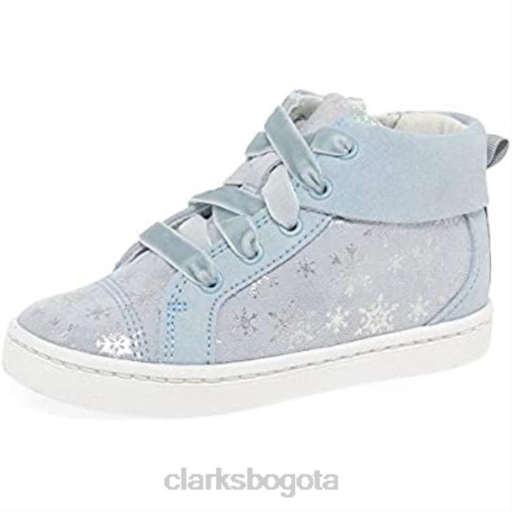 Clarks 0DX8L2709 botas city frost k niña clarks ante azul niños gamuza azul
