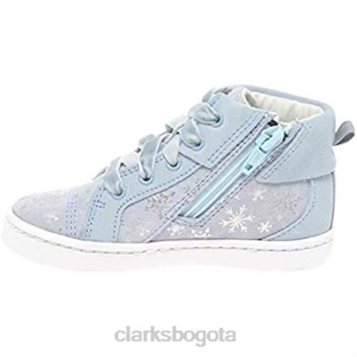 Clarks 0DX8L2709 botas city frost k niña clarks ante azul niños gamuza azul