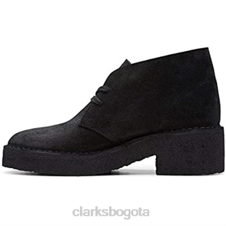 Clarks 0DX8L271 botas casual mujer arisa desert clarks ante negro mujer ante negro