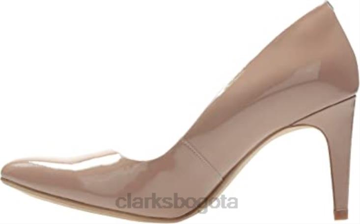 Clarks 0DX8L2710 botines de mujer laina rae beige nude charol clarks mujer charol beige nude