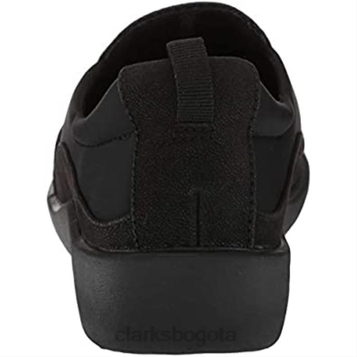 Clarks 0DX8L2711 sillian paz zapatillas bajas de mujer clarks negro serpiente combi sintetica mujer serpiente negra combi sintética