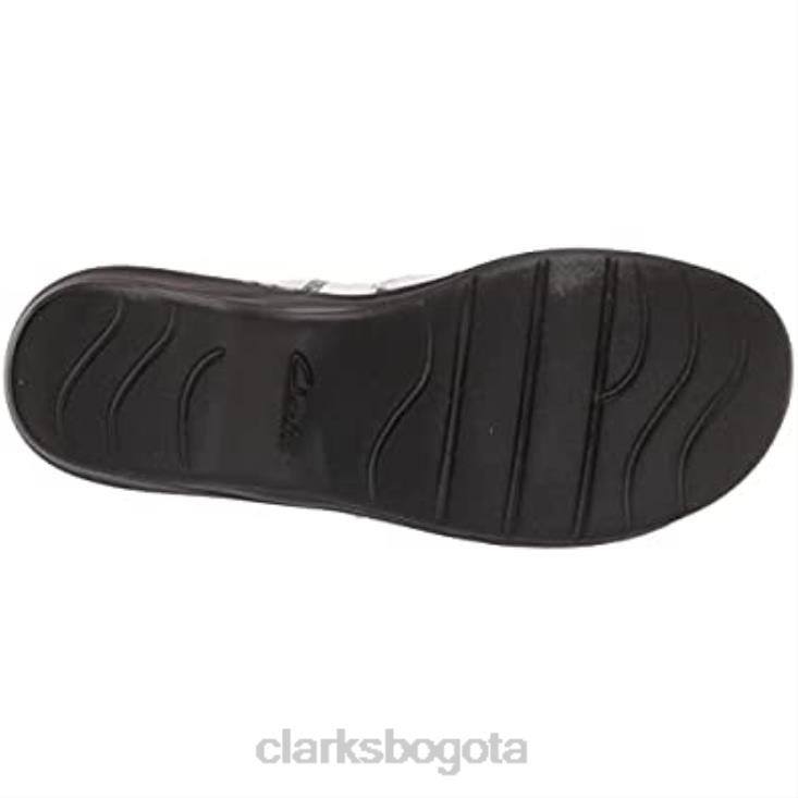 Clarks 0DX8L272 Sandalia plana mujer clarks lexi jade combi piel sintética blanca mujer combi sintetica cuero blanco