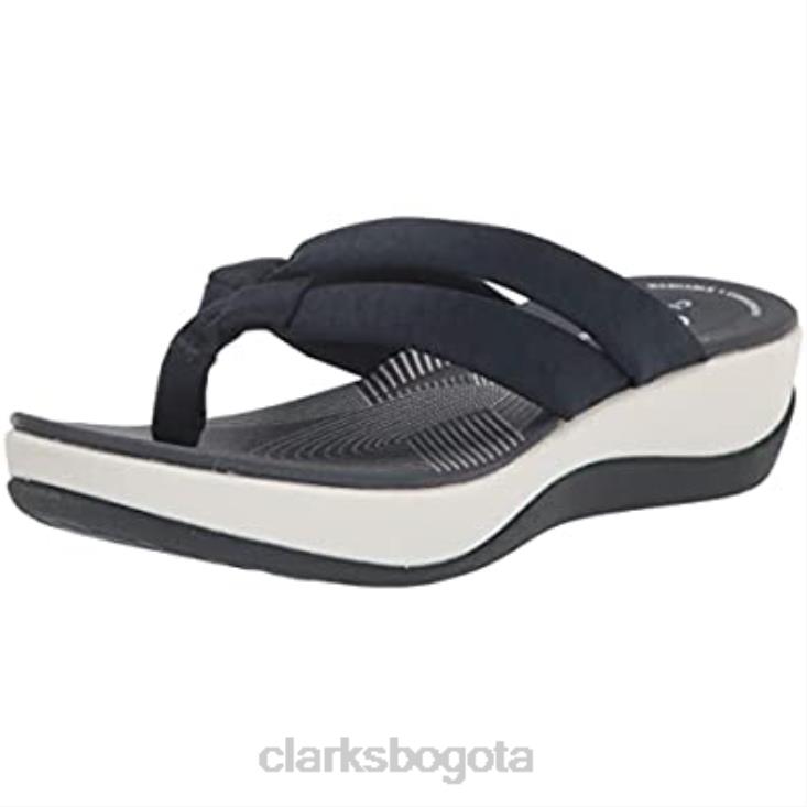 Clarks 0DX8L2723 Chanclas clarks arla kaylie azul marino textil mujer textil azul marino