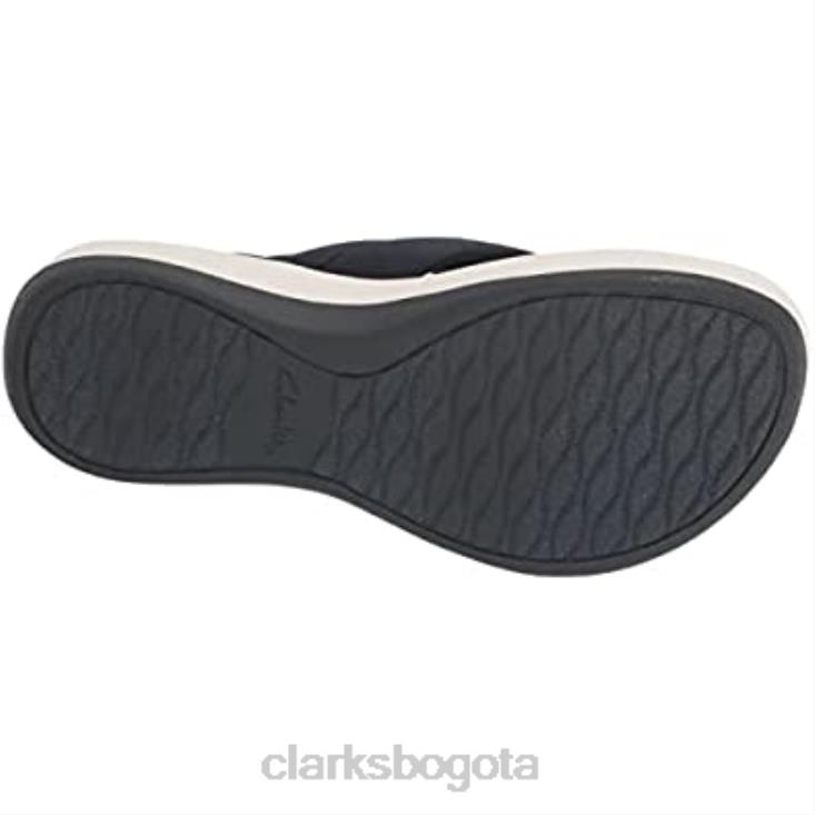 Clarks 0DX8L2723 Chanclas clarks arla kaylie azul marino textil mujer textil azul marino