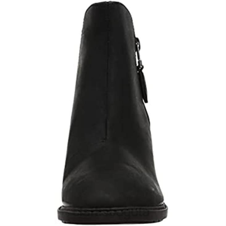 Clarks 0DX8L2726 Bota de moda con cremallera Scene para mujer combinación negra Clarks mujer combinación negra