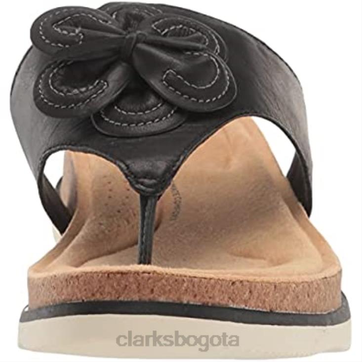 Clarks 0DX8L2727 sandalia plana hombre estilo brynn clarks piel negro hombres cuero negro