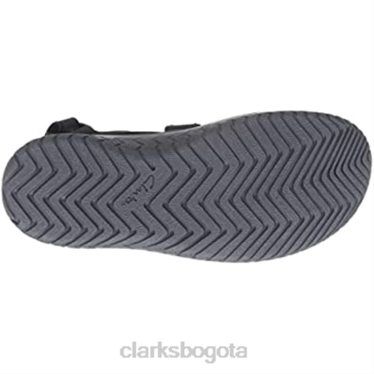 Clarks 0DX8L273 Sandalia clarks wesley bay negra para hombre hombres negro