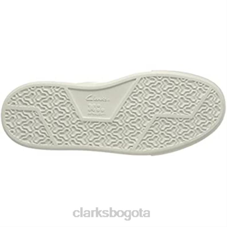 Clarks 0DX8L2741 zapatilla hero lite encaje mujer clarks cuero blanco mujer cuero blanco