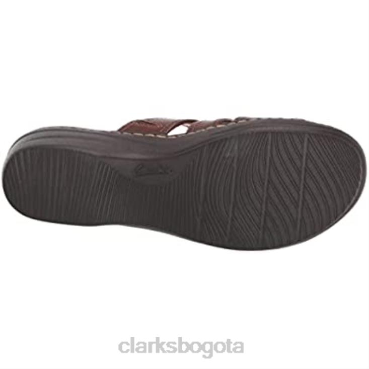 Clarks 0DX8L2749 sandalias de tacón coral merliah para hombre clarks dark tan hombres bronceado oscuro