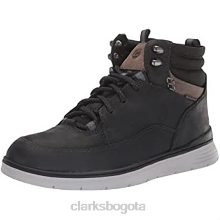 Clarks 0DX8L2750 Botín hombre braxhiker impermeable piel negra clarks hombres cuero negro