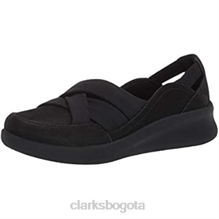 Clarks 0DX8L2752 Mocasín clarks sillian 20 star negro sintético para mujer mujer negro sintético