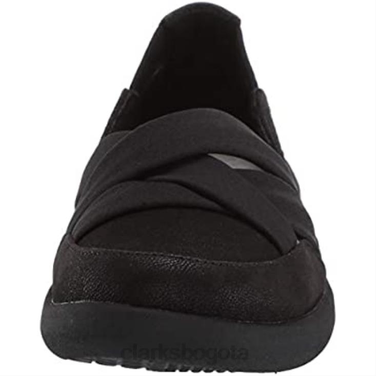 Clarks 0DX8L2752 Mocasín clarks sillian 20 star negro sintético para mujer mujer negro sintético