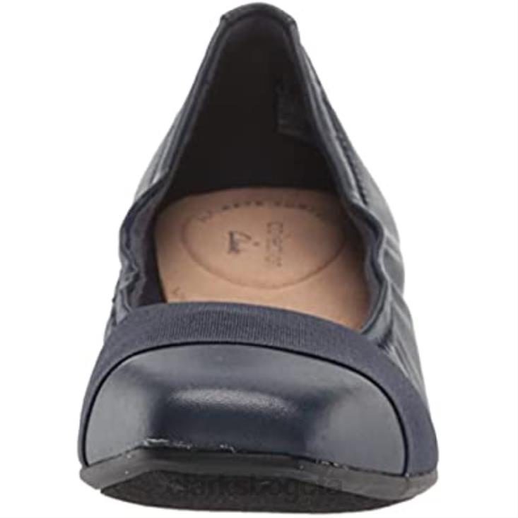 Clarks 0DX8L2755 Bailarinas clarks tilmont slip para mujer azul marino mujer