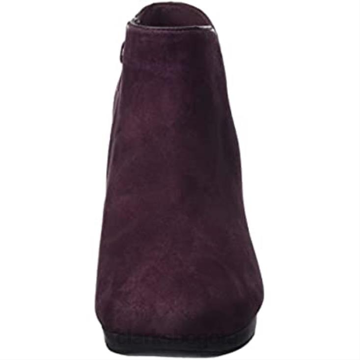Clarks 0DX8L2759 zapatos de salón ambyr gem para mujer clarks ante burdeos mujer