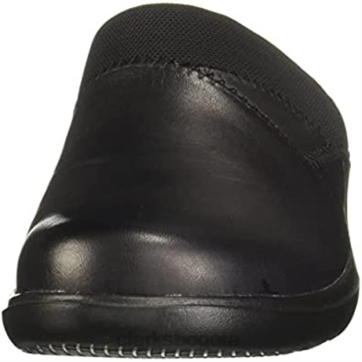 Clarks 0DX8L2765 zueco sashlyn mujer clarks cuero negro mujer cuero negro