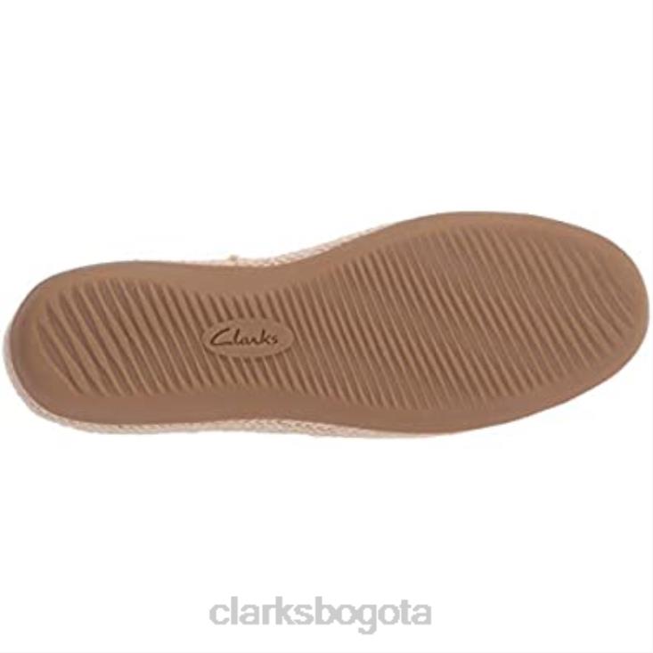 Clarks 0DX8L2766 clarks lafley jess cuña sandalia color tostado leopardo ante mujer gamuza de leopardo bronceado